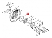 Carter de Ressort de Rappel pour Tronçonneuse Stihl - Ref 1107-037-8001