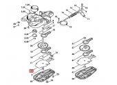 Joint de Couvercle pour Carter de Réducteur Taille Haie Stihl - Ref 4226 649 0302