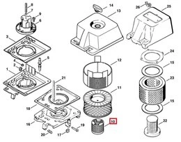 Filtre à Air additionnel pour Découpeuse thermique TS 460, TS 510 et TS 760 Stihl - Ref 4221-140-1800