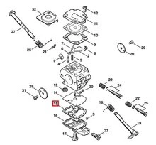 Joint de Carburateur pour BG 50, BR 430, FR 350, FS 400 ... Stihl - Ref 1123-129-0905