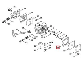 Joint de Carburateur pour 026, FR 106, MS 250, MS 260 ... Stihl - Ref 1120-129-0900