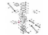 Membrane de Carburateur pour BG 46, FC 55, FR 85, FS 260 ... Stihl - Ref 1129-121-4800