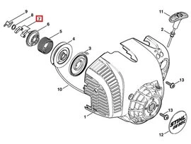 Cliquet de Lanceur pour SR 200, MS 271, HS 56, BG 86 ... Stihl - Ref 1123-195-7200