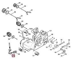 Durite d'Essence pour Tronçonneuse 021, 023, 025, MS 210, MS 230 et MS 250 Stihl - Ref 1123-358-7703