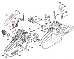 Crépine d'Aspiration pour TS 700, MS 460, MS 361, MS 231, 024 ... Stihl - Ref 0000-350-3504