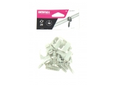 Lot de 10 Clips + Chevilles pour Tube IRL Ø 20 mm - Debflex 709071