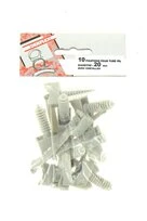Lot de 10 Colliers de fixation pour tube IRL Ø 20 mm - Debflex 709077