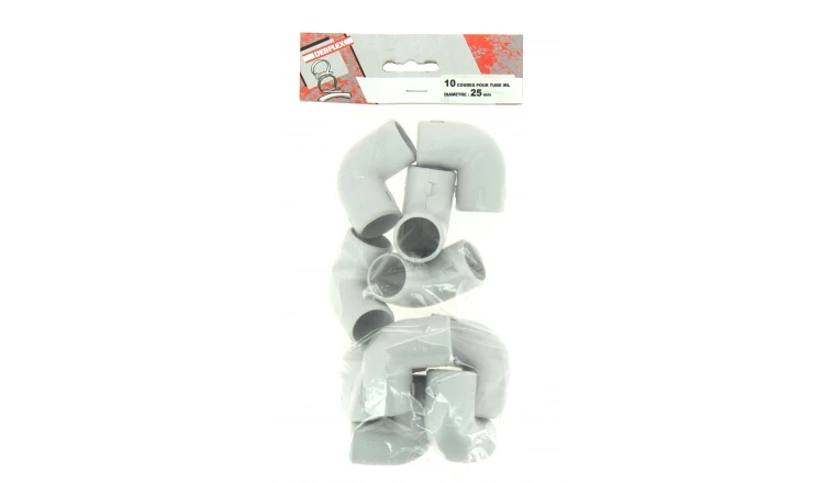 Lot de 10 Coudes 90 ° pour Tubes IRL Ø 25 mm - Debflex 429257