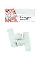 Lot de 2 Tés pour tubes IRL Ø 16 mm - Debflex 429434