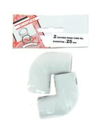 Lot de 2 Coudes 90° pour Tubes IRL Ø 25 mm - Debflex 429246