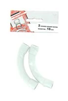 Lot de 2 Coudes 90° Grand Rayon pour tube IRL Ø 16 mm - Debflex 429561