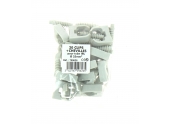 Lot de 20 Clips + Chevilles pour Tube IRL Ø 25 mm - Debflex 709626