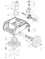 Bride de couronne de Lame pour tondeuse Robot R20AC, R30AC, R50AC et ROW1 - Ref 33903 - Outils Wolf
