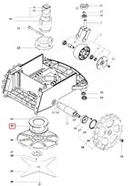 Couronne pour entraînement de lame Tondeuse Robot R20AC, R30AC et ROW1 - Ref 33953 - Outils Wolf
