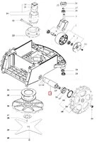 Moteur de roue pour tondeuse robot R20AC et ROW1 - Ref 33996 - Outils Wolf