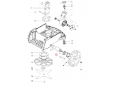 Moteur de roue pour tondeuse robot R20AC et ROW1 - Ref 33996 - Outils Wolf