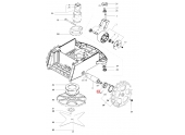 Support de roue Motrice Tondeuse Robot R20AC, R30AC, R50 AC et ROW1 - Ref 33969 - Outils Wolf