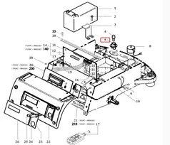 Porte Ampoule pour Tondeuse Robot R20AC, R30AC et ROW1 - Ref 33963 - Outils Wolf