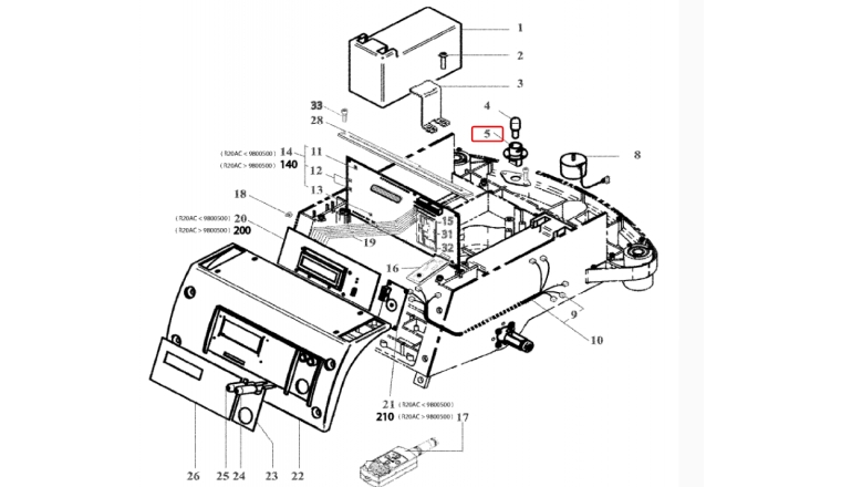 Porte Ampoule pour Tondeuse Robot R20AC, R30AC et ROW1 - Ref 33963 - Outils Wolf