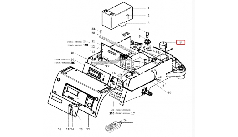 Bobine pour tondeuse Robot R10AC, R10D, T20AC, R30AC, R50AC et ROW1 - Ref 33983 - Outils Wolf