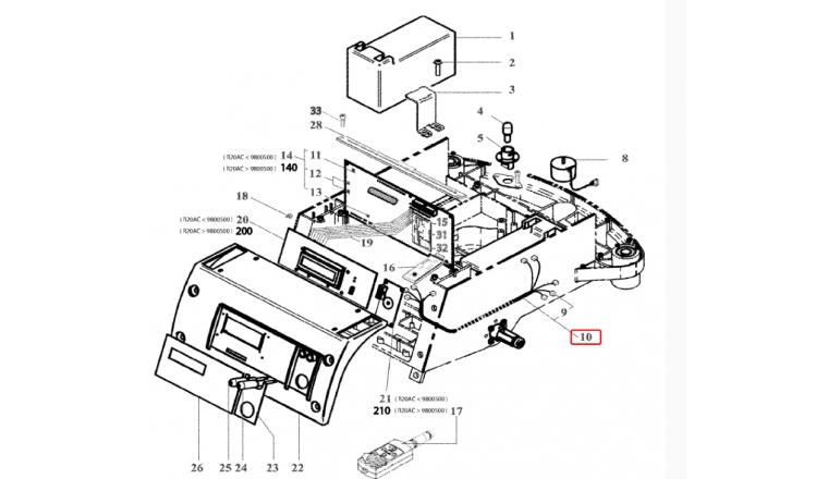 Faisceau électrique pour tondeuse robot R20AC, R30AC et ROW1 - Ref 33948 - Outils WOlf