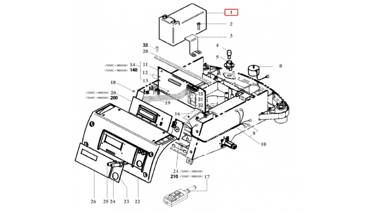 Batterie Lithium pour Tondeuse Robot R20AC, R30 AC ... - Ref 33999 - Outils Wolf