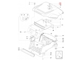 Vis de fixation Capot pour tondeuse Robot R20AC, R30AC et ROW1 - Ref 33925 - Outils Wolf