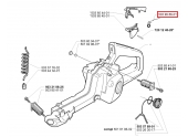 Ressort de rappel gâchette pour Tronçonneuse 345, 340, 455 E ... - Ref 503 99 86-01 - Husqvarna