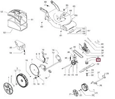 Moyeu de Lame pour Tondeuse M46-140, M51-875 ... - Ref 504 59 12-01 - Husqvarna
