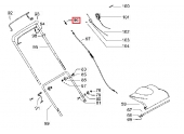 Ressort pour câble d'avancement Tondeuse P5-875, M51-500 ... - Ref 531 21 05-73 - Husqvarna