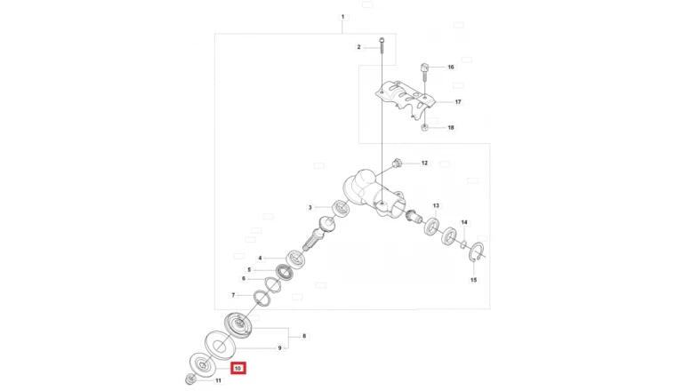 Bride de renfort pour Débroussailleuse 355, FC2255 ... - Ref 544 21 78-01 - Husqvarna