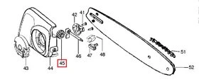 Engrenage pour vis de tension de chaîne Tronçonneuse MAC8-42, XTREME8-42, P842 et P840 - Ref 525 88 42-03 - Husqvarna