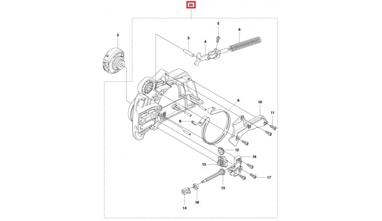 Carter complet Tronçonneuse CS2238 et CS2234 Jonsered - Ref 525 62 89-02 - Husqvarna