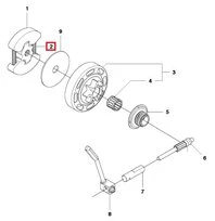 Ressort d'embrayage pour tronçonneuse 235, 2900, 250 .. - Ref 530 09 41-88 - Husqvarna