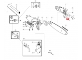 Doigt de tension de Chaîne pour tronçonneuse CS2137, 2035, 142 E ... - Ref 530 01 58-26 - Husqvarna