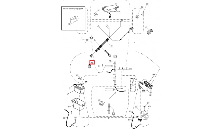 Contacteur de Sécurité pour Tondeuse Autoportée ICT 16A, LT19538R ... - Ref 532 17 61-38 - Husqvarna