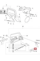 Guide  de carter d'embrayage pour Tronçonneuse CS2172, CS2166 .. - Ref 537 19 06-01 - Husqvarna