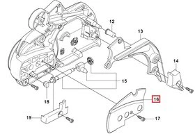 Plaque d'Usure pour Tronçonneuse CS2255, 455 ... - Ref 544 25 05-01 - Husqvarna