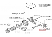 Commande de starter pour tronçonneuse CS2141, 215, 340 ... - Ref 503 86 96-01 - Husqvarna