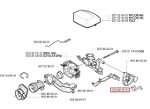 Bouton d'Arrêt Carburateur de Tronçonneuse CS2141, CS2156, 357 XP ... - Ref 503 86 95-02 - Husqvarna