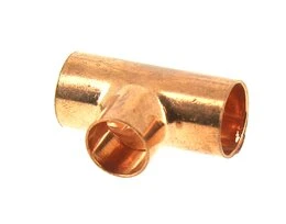 Raccord Té Réduit à Souder FF Ø 12/14 pour Tube Cuivre - Ref 92145 - Comptoir de Picardie