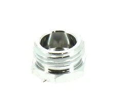 Bouchon Chromé Mâle 15 x 21 à Visser - Ref 92648 - Comptoir de Picardie