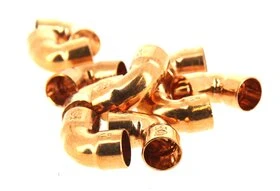 Lot de 10 Raccords Coudés à 90° FF Ø 16 mm à Souder pour Tube Cuivre - Ref 90072 - Comptoir de Picardie