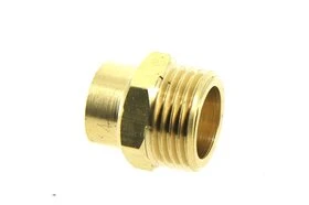 Manchon F à souder Ø14 mm et M à visser 15 x 21 - Ref 92427 - Comptoir de Picardie