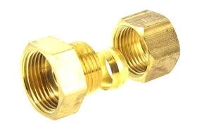 Jonction réduit Bicone Ø16 et raccord F 20 x 27 Laiton - Ref 90814 - Comptoir de Picardie