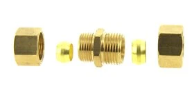 Jonction Réduite Biconique Ø 10 et 12 pour Tube Cuivre - Ref 90761 - Comptoir de Picardie