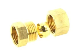 Jonction réduit Bicone Ø16 et raccord F 15 x 21 Laiton - Ref 90813 - Comptoir de Picardie
