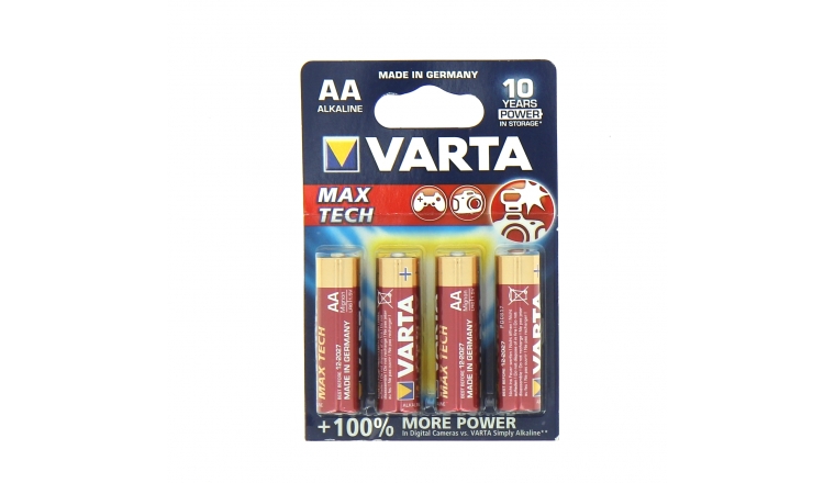 Pile LR6 (AA) Max Tech 1.5 V - Lot de 4 - Varta