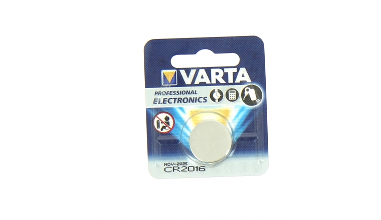 Pile bouton Varta CR2016 - 10 unités - batterie appareil photo