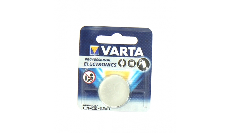 Pile Bouton CR2430 Lithium 3V - Varta